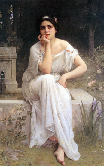 Meditation , Charles-Amable Lenoir