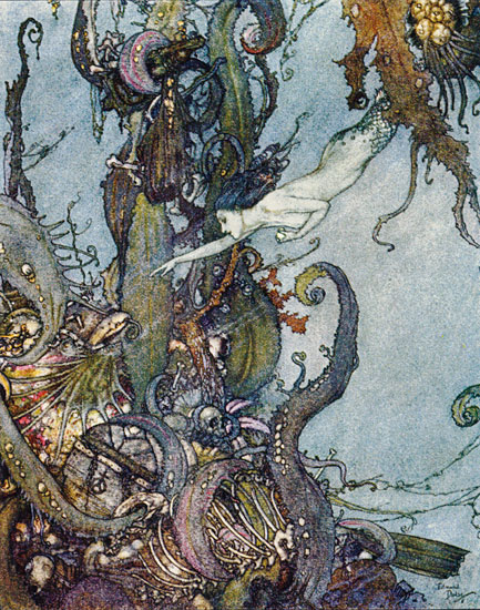 Mermaid, Edmund Dulac