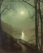 Moonlight on the Lake
Roundhay, Leeds
John Atkinson Grimshaw