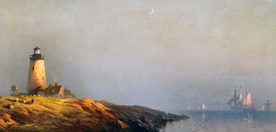 Lighthouse (detail), Moran