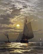 Sailing in New York Harbor 
Edward Moran