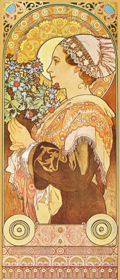 Thistle,
Alphonse Mucha
