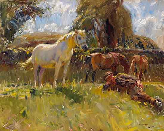 The Old Grey Mare, Sir Alfred Munnings 