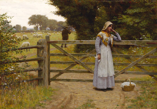 Off, Edmund Blair Leighton


