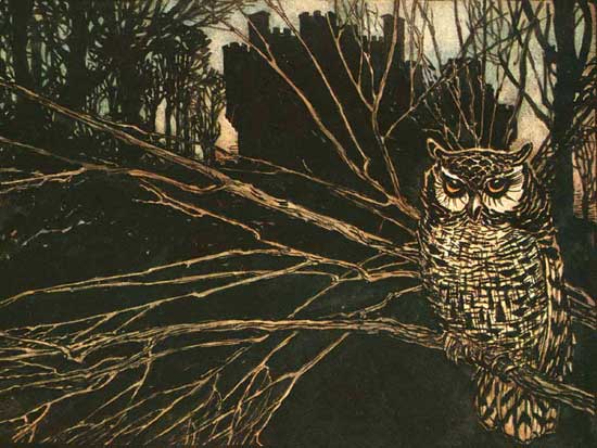Owl, Arthur Rackham