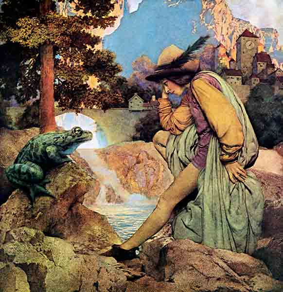The Frog Prince, Maxfield Parrish