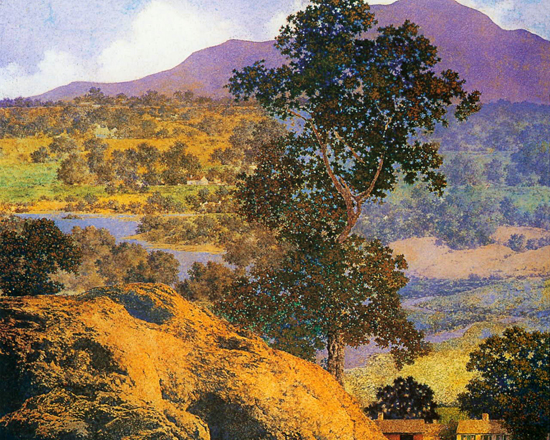 New Hampshire Hills, Maxfield Parrish