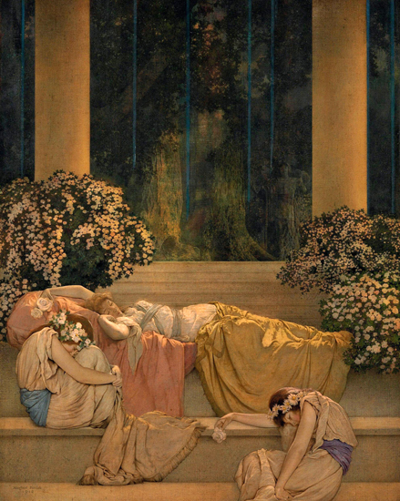 Sleeping Beauty, Maxfield Parrish