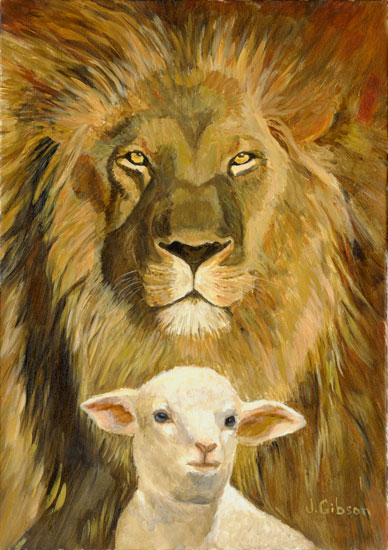 Peace, Lion and Lamb

