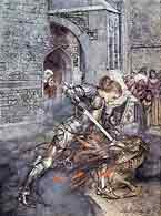 
Sir Lancelot 
Slaying the Dragon 