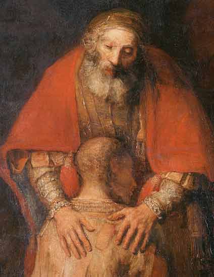 The Prodigal Son, (detail), Rembrandt