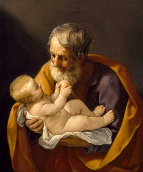 St Joseph with the Christ Child, Reni