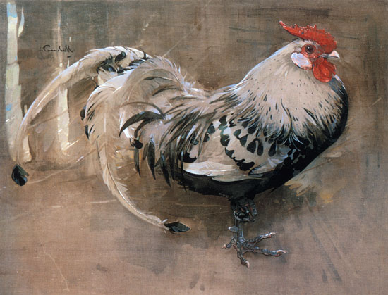 A Rooster, Joseph Crawhall