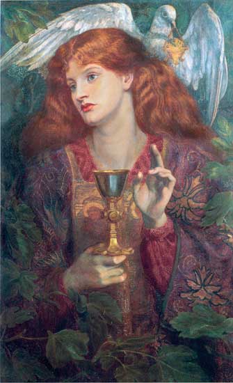 Hanging the Mistletoe, Dante Gabriel Rossetti


