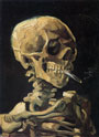 Skull with Cigarette