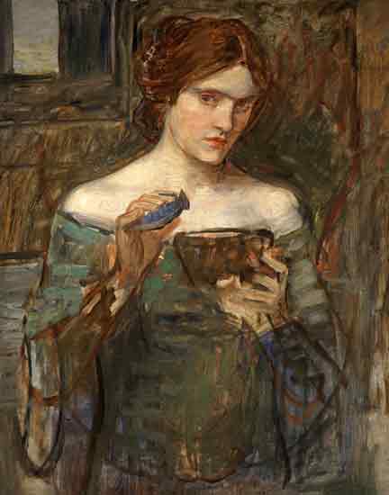 study for The Love Philter, John William Waterhouse