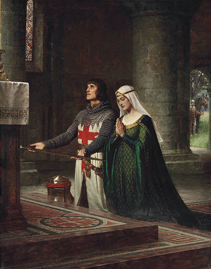 The Dedication, Edmund Blair Leighton