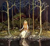 The Princess in the Forest 
John Bauer