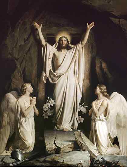 The Resurrection,He is Risen, Carl Bloch