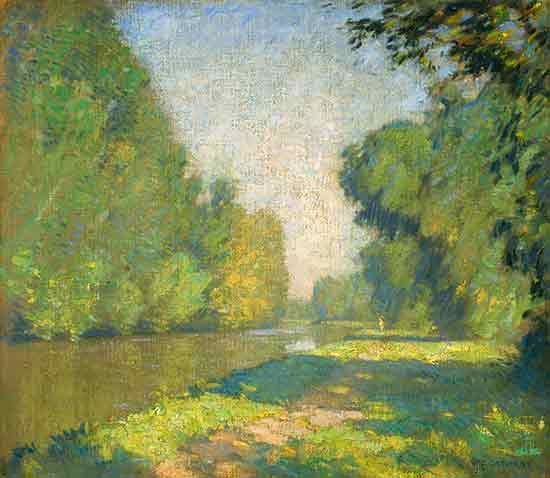 The Tow Path, William Langson Lathrop