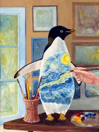 I Think I'll Paint a Penguin



