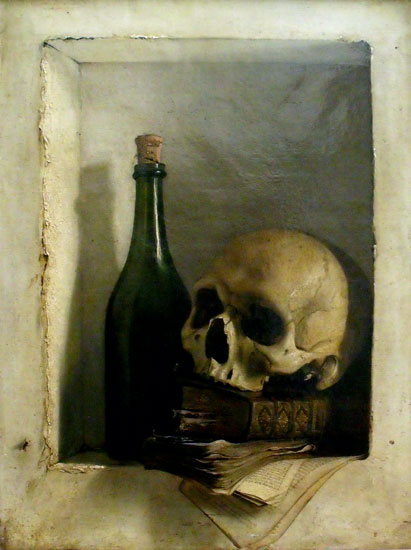 Une Tete de Mort, Antoine Wiertz