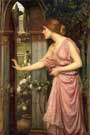 Psyche entering Cupids Garden, John William Waterhouse