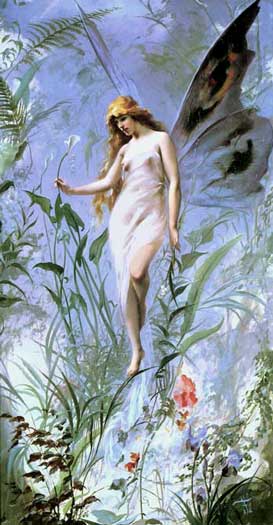 The Lily Fairy, Luis Ricardo Falero