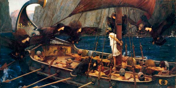 Ulysess and the Sirens, John William Waterhouse